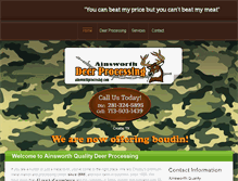 Tablet Screenshot of ainsworthprocessing.com
